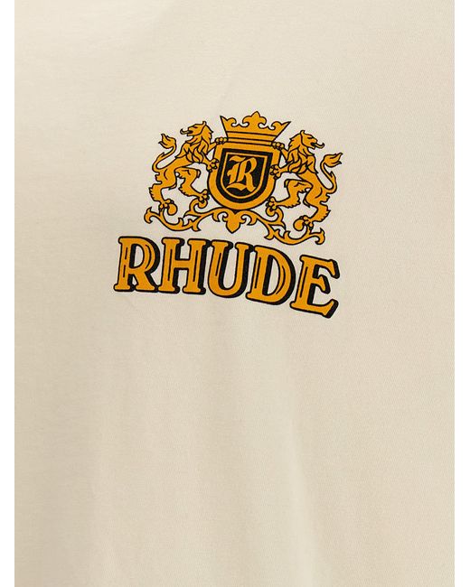Rhude Natural 'Cresta Cigar' T-Shirt for men