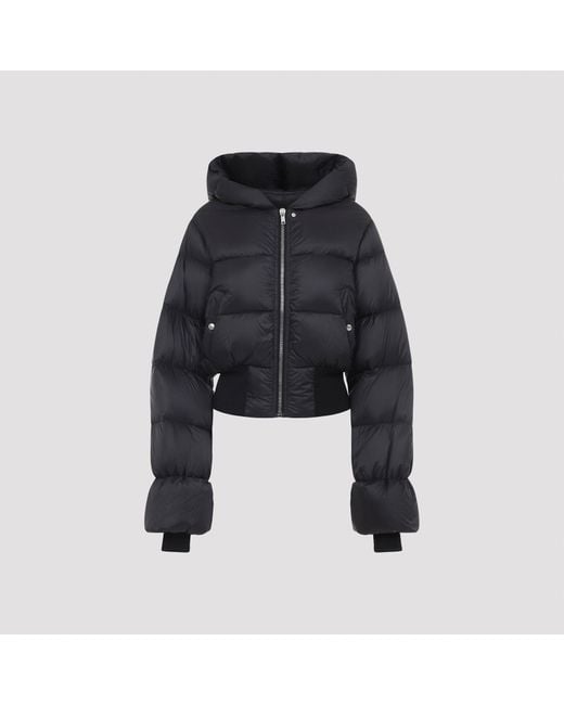 Rick Owens Black Hooded Jacket