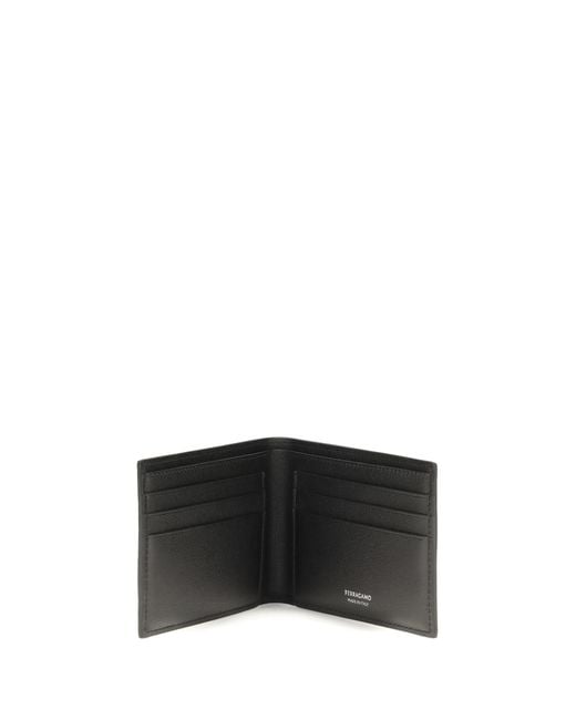 Ferragamo Gray Leather Wallet Calf Bos Taurus for men