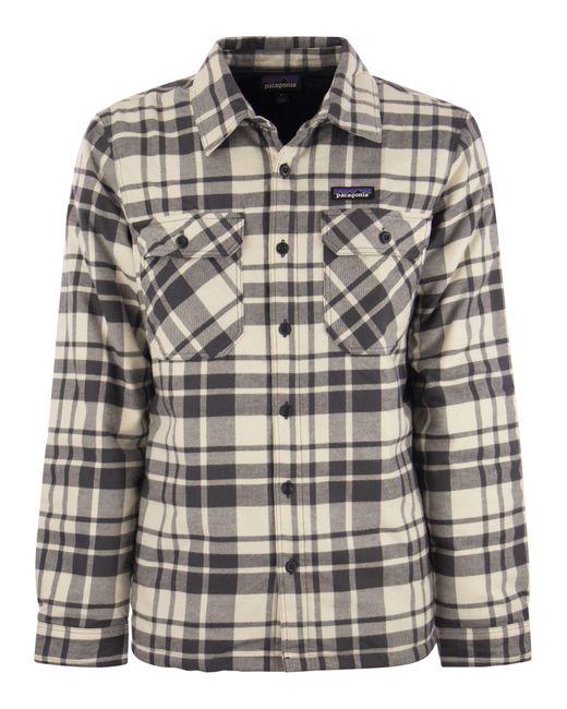 Patagonia Multicolor Medium Weight Organic Cotton Insulated Flannel Shirt Fjord for men