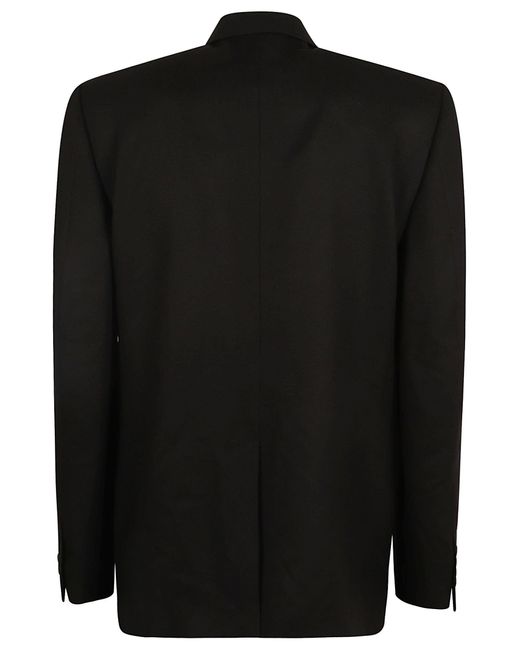 Balenciaga Black Double-Breasted Blazer for men