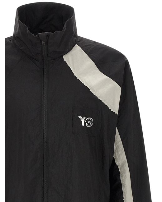 Y-3 Black Polyamide Shell Jacket Clothing for men