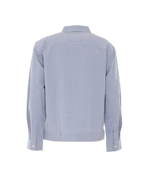 NN07 Blue Shirts Organic Cotton for men