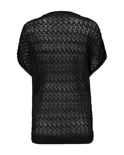 M Missoni Black Knitted Top