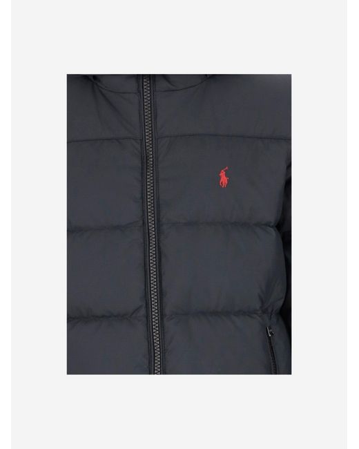 Polo Ralph Lauren Blue Down Jacket Polyester for men
