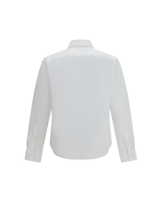 Prada White Classic Cotton Shirt for men