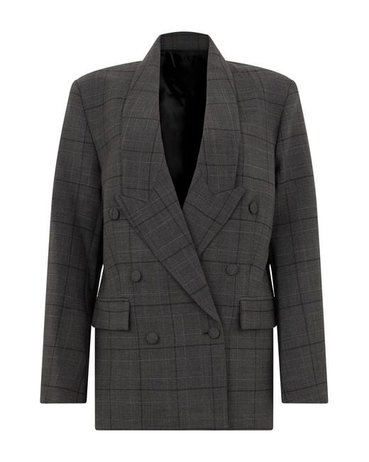 Coperni Black Double-Breasted Blazer Virgin Wool Blazers