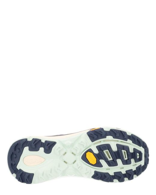 Hoka One One Green Mafate Three2 Wordmark Sneaker Synthetic Trainers