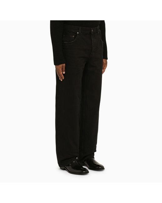 Saint Laurent Regular Black Denim Jeans for men