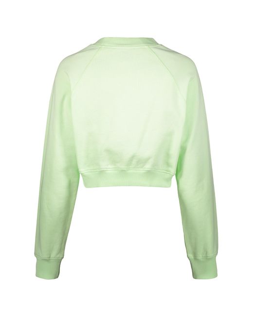Casablancabrand Green Patch Cotton Sweatshirt