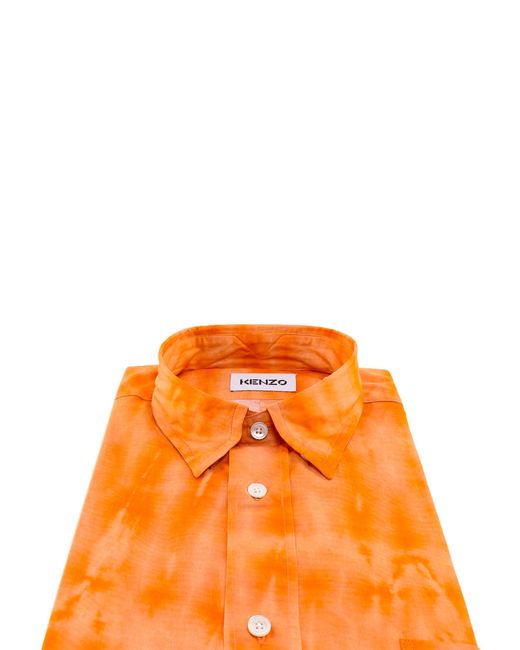 kenzo orange shirt