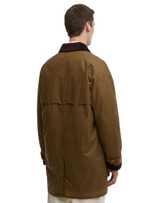 Baracuta Brown Ba X Br Wax Trench Coat for men