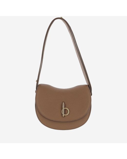 Burberry Brown Small Rocking Horse Bag Calfskin Handbags