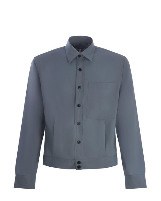 Costumein Blue Shirt Jerome Made Of Fresh Wool for men