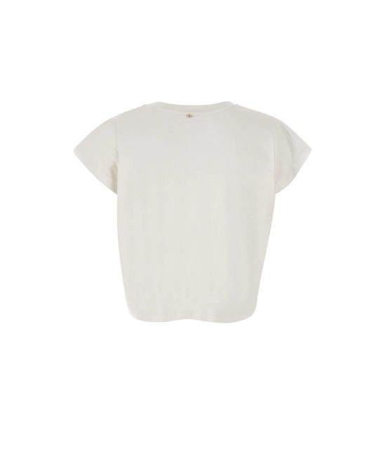 Liu Jo White Moda Cotton T-Shirt