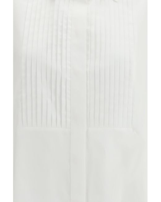 Golden Goose Deluxe Brand White Oversized Cotton Poplin Shirt