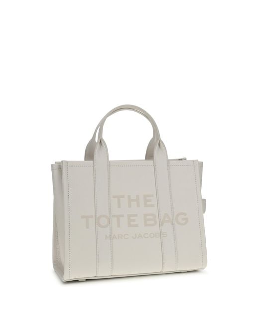 Marc Jacobs Natural Medium Tote Handbag Calf Leather Handbags
