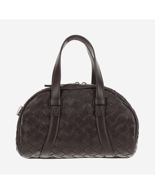 Bottega Veneta Black Woven Handbag Pelle Handbags for men