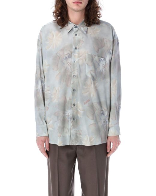 Magliano Gray Flower Shirt for men