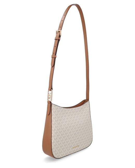 MICHAEL Michael Kors White Shoulder Bag With Logo 89.Pvc