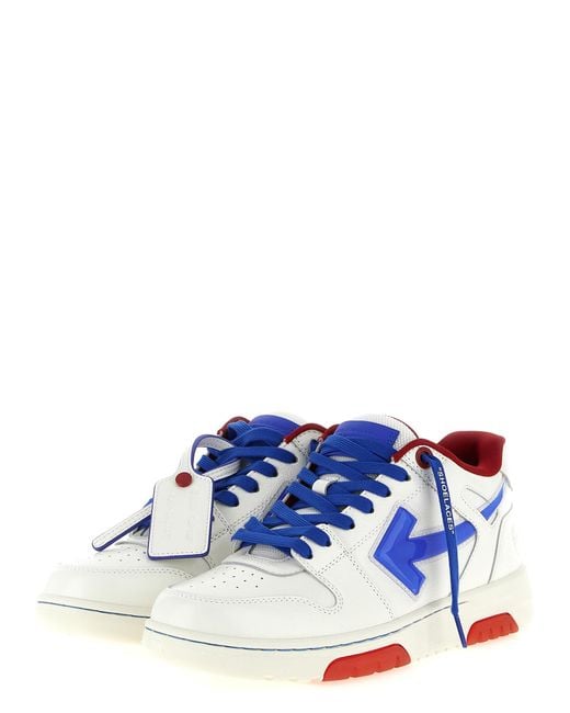 Off-White c/o Virgil Abloh Blue 'Out Of Office Bubble Arrow' Sneakers for men