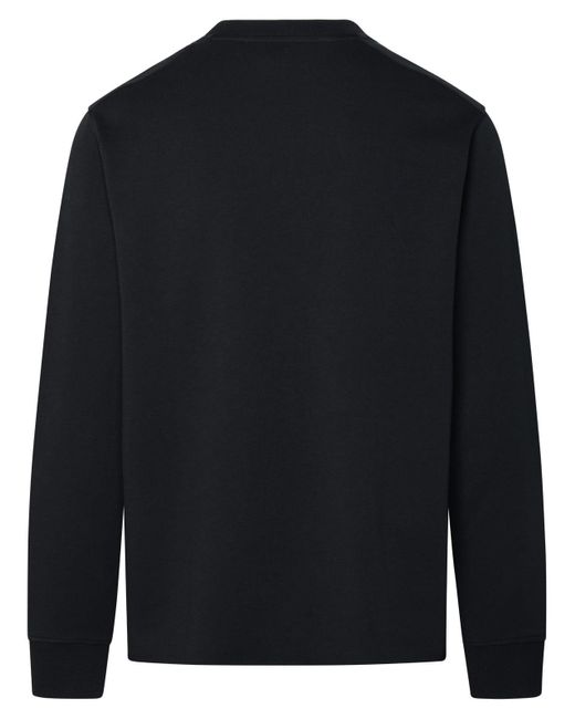 A.P.C. Black Cotton Sweatshirt for men