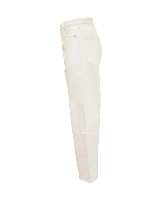 Jil Sander White Jeans 03 for men