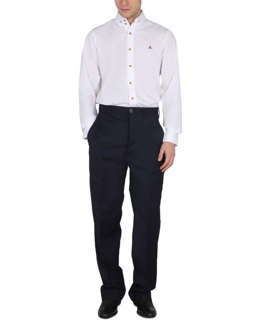 Vivienne Westwood White Krall Shirt for men