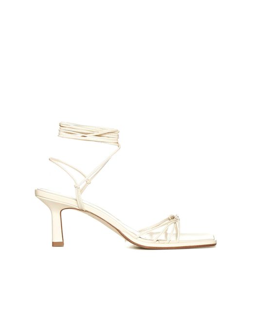 Aeyde Roda Nappa Leather Sandals in White | Lyst