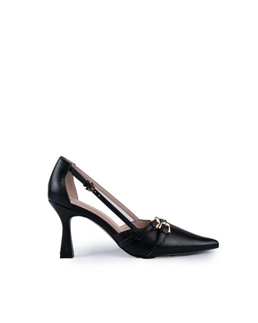 Coccinelle White Fernanda Leather Pumps