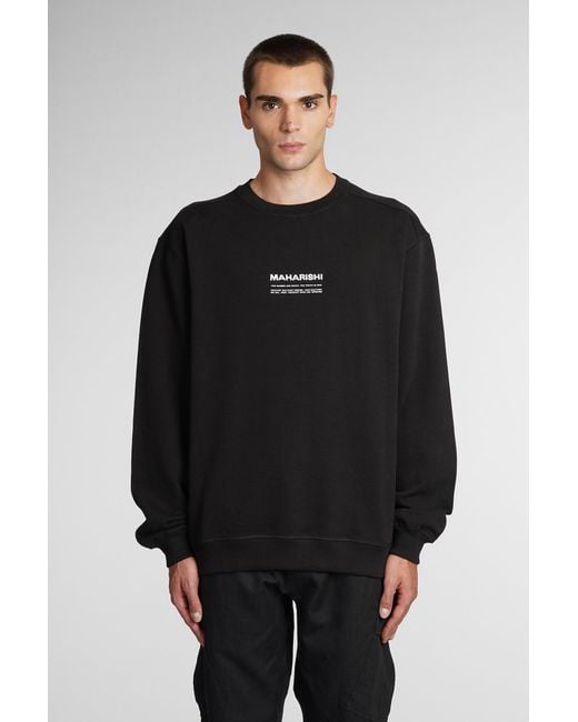 Maharishi Black Miltype Sweatshirt for men