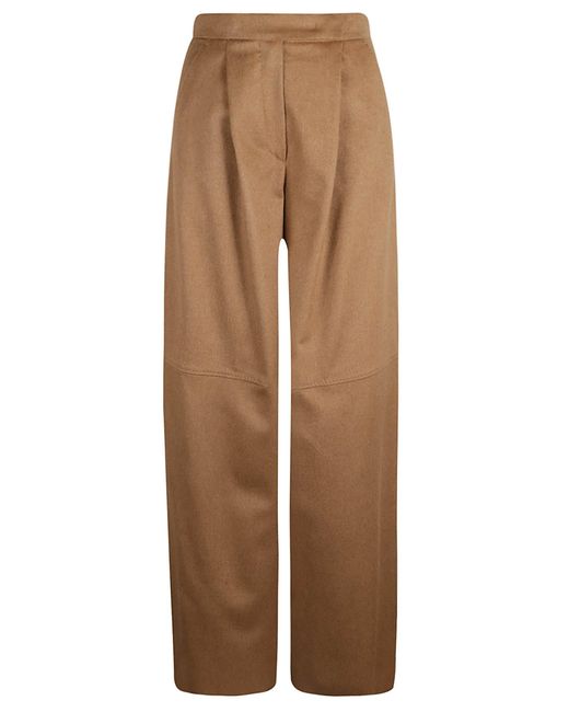 Max Mara Durata Trousers in Brown | Lyst