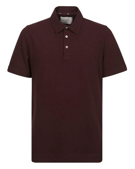 Ballantyne Red Short Sleeve Polo Shirt for men