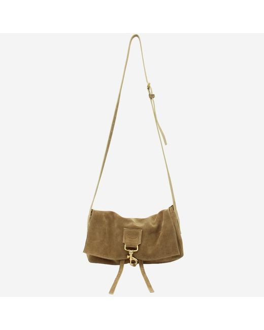 RADICA STUDIO Natural Suede Shoulder Bag