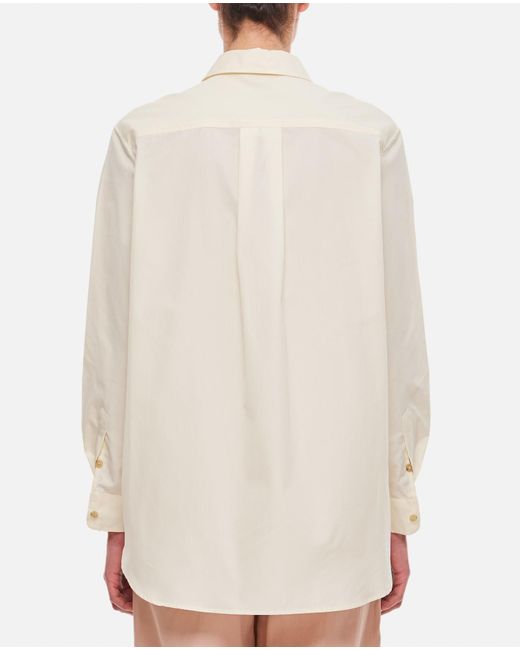 Fay White Cotton Long Sleeves Buttoned Shirt