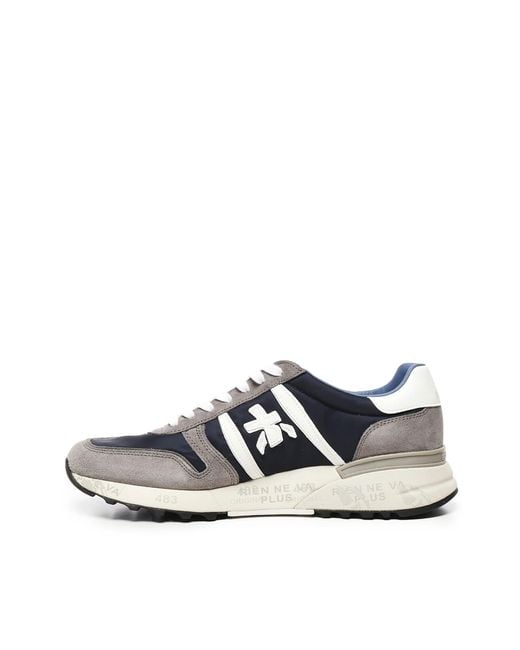 Premiata White Sneakers Lander 7207 for men