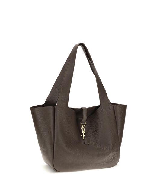 Saint Laurent Brown Le 5 À 7 Bea Shoulder Bag