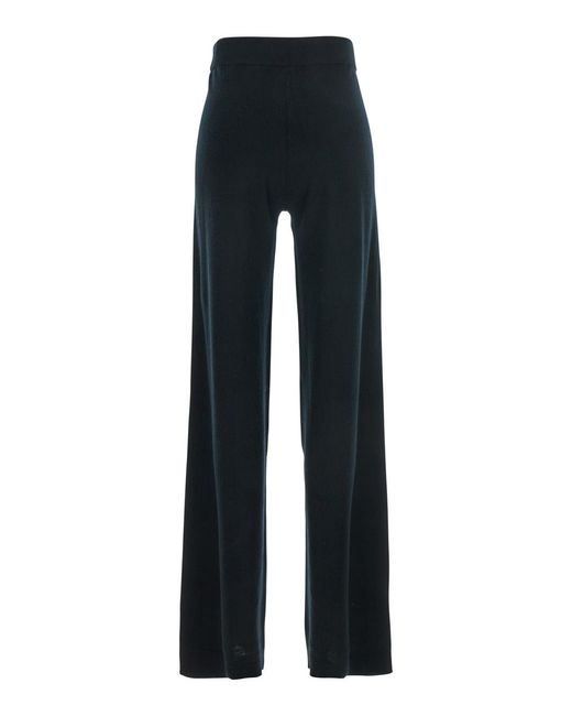 Allude Blue High Waisted Trousers