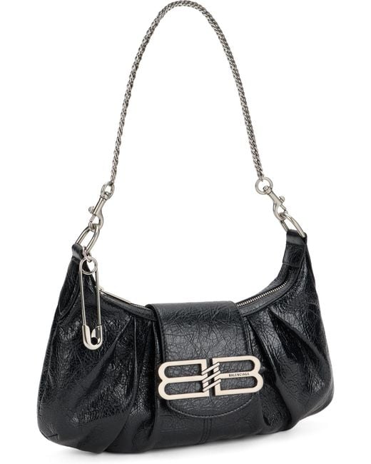Balenciaga Black Shoulder Bag Pamela Small Leather