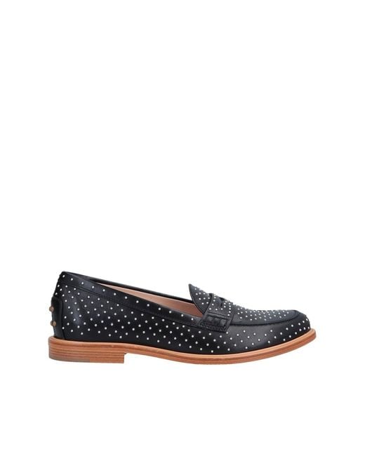 Tod's Blue Tods Stud-Embellished Loafers