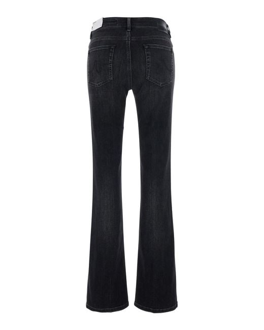 AG Jeans Blue Bootcut Jeans High-Waisted Cotton