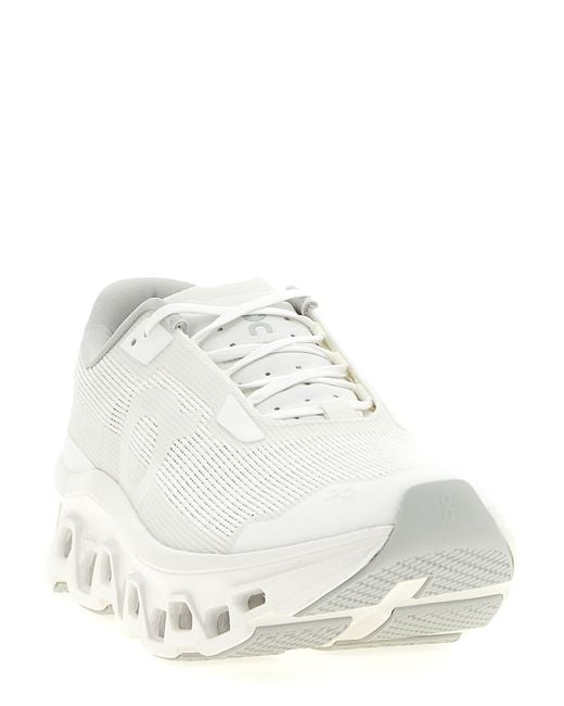 On Shoes White Cloudmster Void Sneakers for men