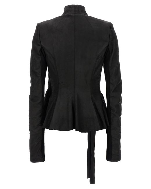 Rick Owens Black Hollywood Blazer And Suits