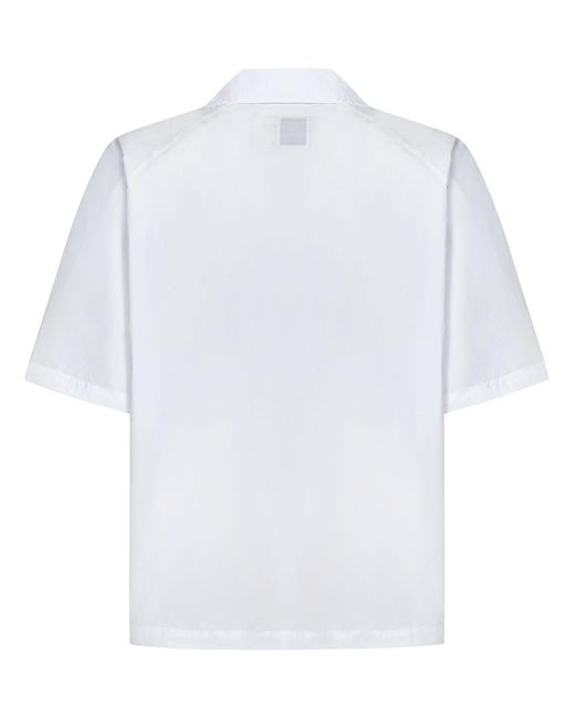Roa White Camp Shirt for men