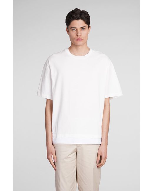 Neil Barrett T-shirt In White Cotton for men