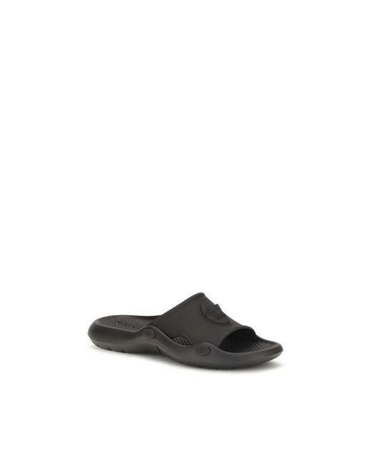 Versace Black Rubber Sandals for men