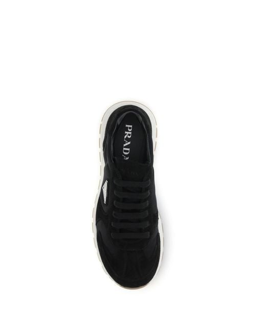 Prada Black Prax 01 Re-Nylon Sneakers for men