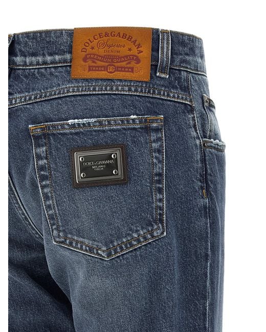 Dolce & Gabbana Blue Dolce & Gabbana Denim Jeans for men