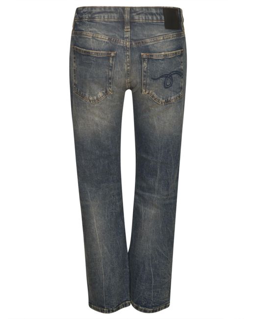 R13 Gray Kelly Street Jeans