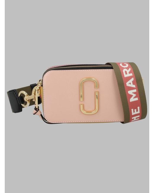 Marc Jacobs Natural Shoulder Bag The Snapshot Leather Split Cow